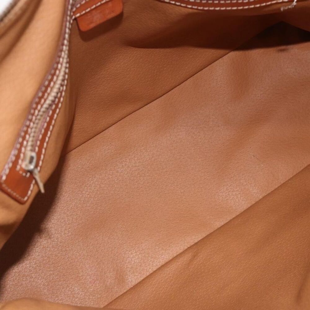 Celine Macadam Handbag Macadam With Leather Brown Canvas Handbag - Picture 5 of 16